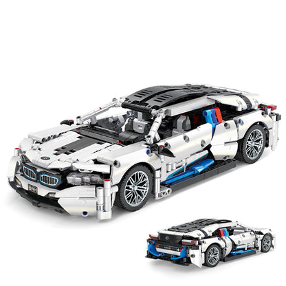 MOC Sports Coupe Building Blocks Set – 1:14 Scale, 1208 Pieces