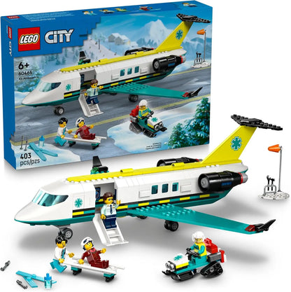 LEGO City 60465 Air Ambulance Rescue Plane Building Set