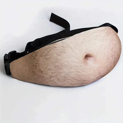 Dad Bod Belly Fanny Pack – Funny Novelty Beer Belly Waist Bag