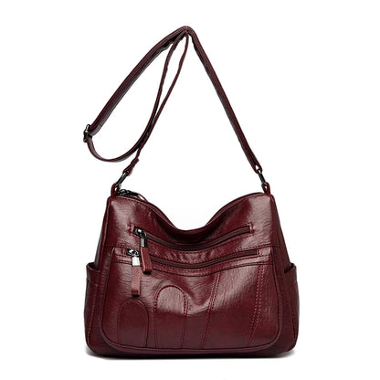 Crossbody Bag for Women – Large Capacity PU Leather Shoulder Bag