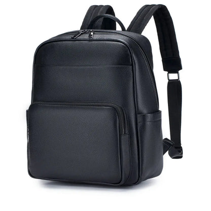 Genuine Leather Men's Large Backpack – Laptop & Travel Bag