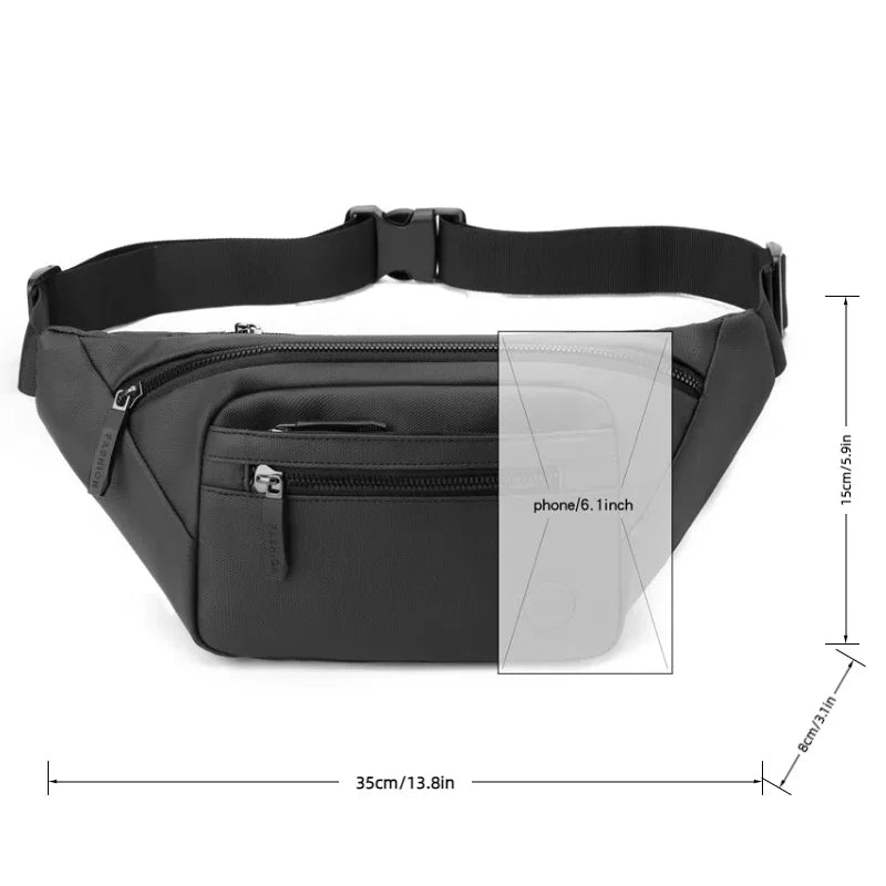 Men's Multi-Pocket Waist Bag Fanny Pack