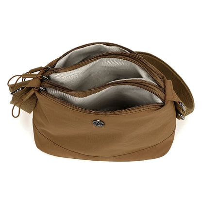 Women's Waterproof Nylon Crossbody Bag Large Capacity