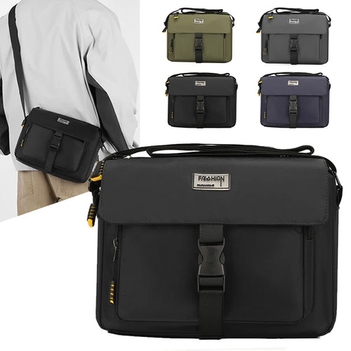Men's Messenger Bag Multi-Compartment Crossbody Shoulder Bag