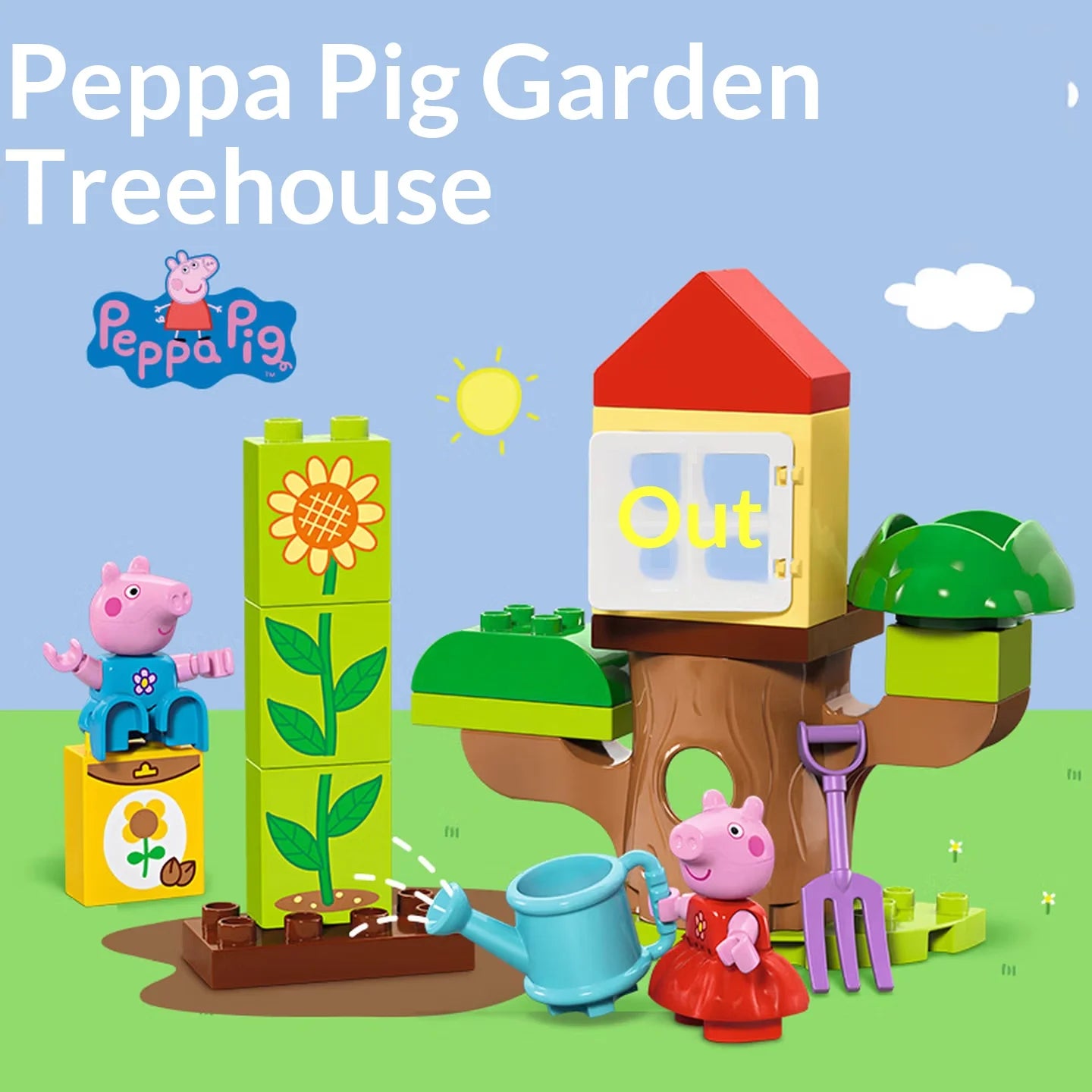 LEGO DUPLO 10431 Peppa Pig Garden & Tree House Set