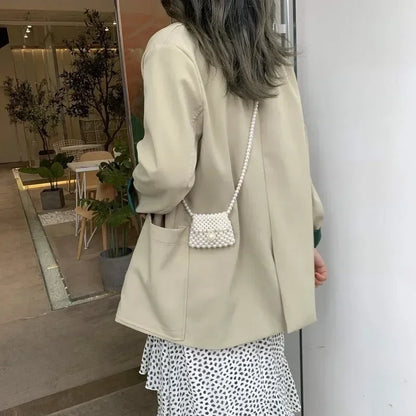 Pearl Mini Crossbody Bag for Women – Cute Shoulder Bag