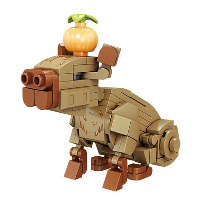 Wild Animal Building Blocks Kit – Fox, Wolf, Giraffe & More