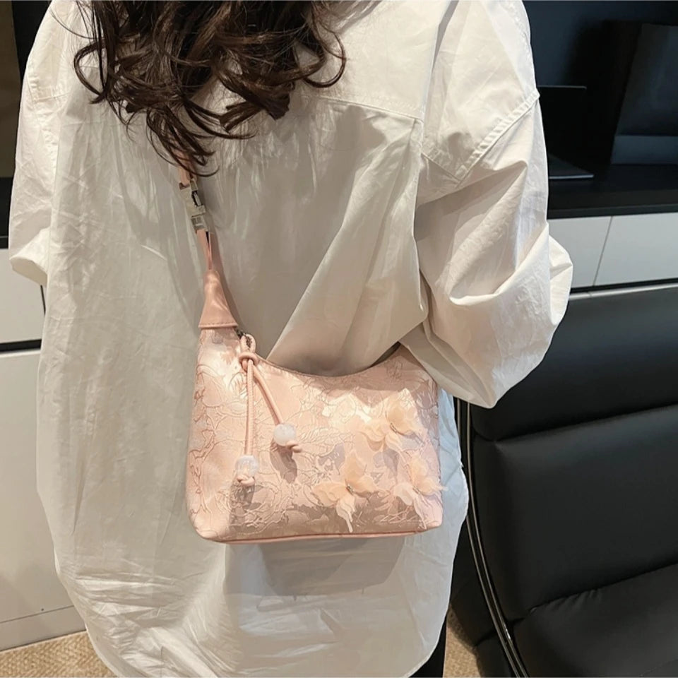 Chinese Silk Embroidery Handbag – Women's Luxury Crossbody Tote