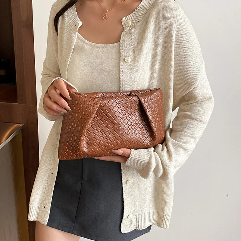 Embossed Clutch Bag for Women – Large Capacity Evening Purse