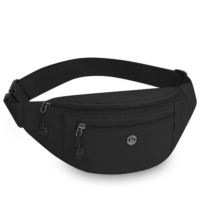 Waterproof Nylon Waist Pack – Convertible Crossbody Chest Bag