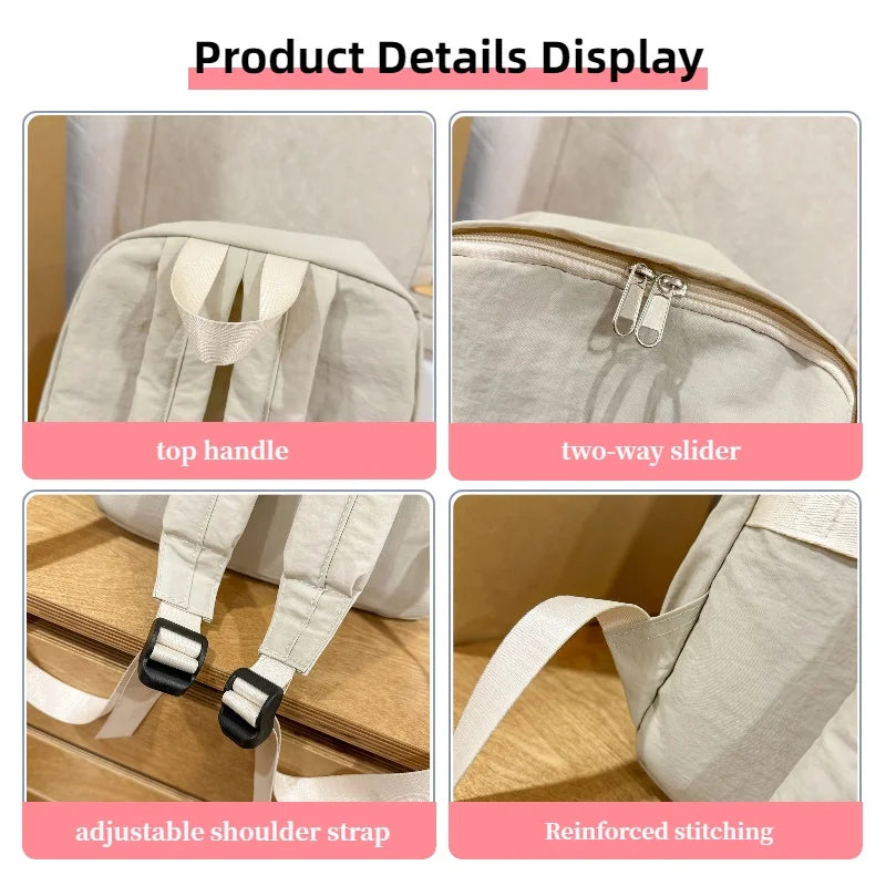 Large Capacity Student Backpack – Lightweight Casual Daypack