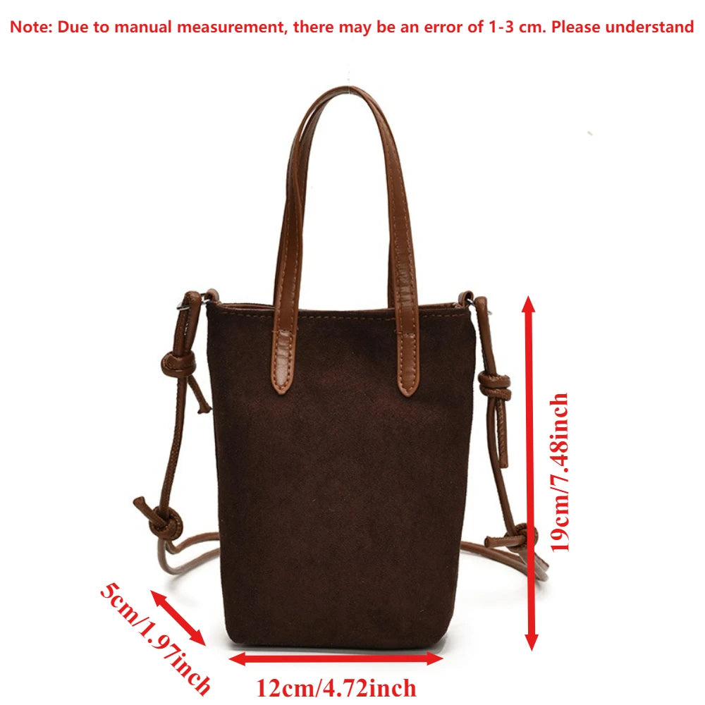 Mini PU Leather Crossbody Bag – Retro Women's Purse