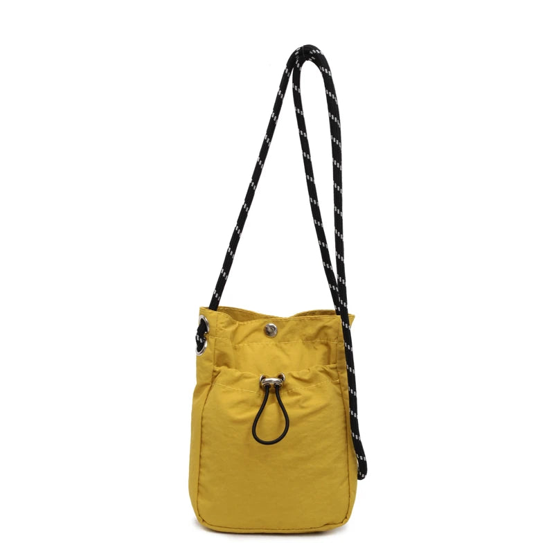 Women's Drawstring Mini Crossbody Shoulder Bag