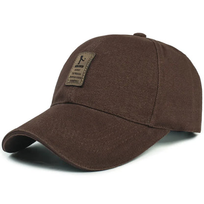 Structured Cotton Baseball Cap – Unisex Adjustable Snapback Sun Hat