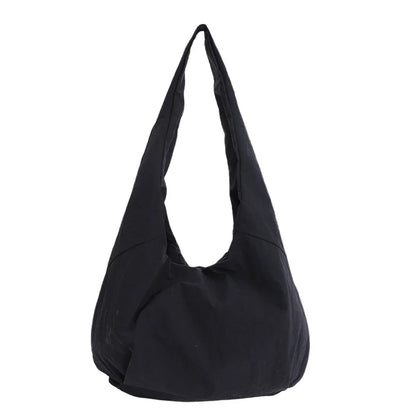 Large Capacity Canvas Shoulder Bag – Casual Hobo Tote for Women