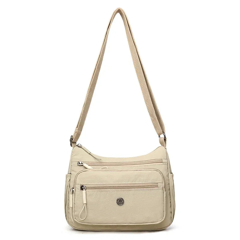 Nylon Crossbody Bag for Women – Large Capacity Multi-Pocket Shoulder Bag