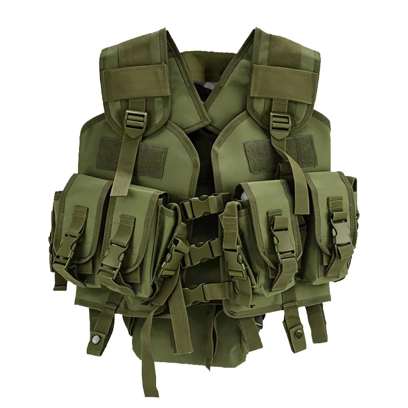 Tactical Shooting Vest with Water Bag – Men's Hunting & Airsoft Gear