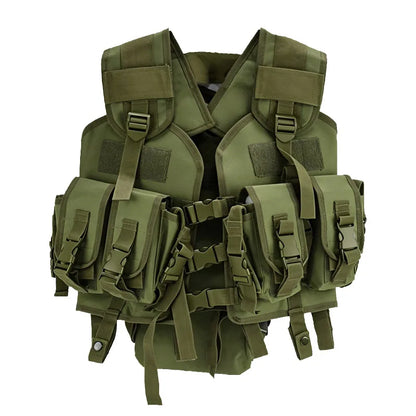Tactical Shooting Vest with Water Bag – Men's Hunting & Airsoft Gear
