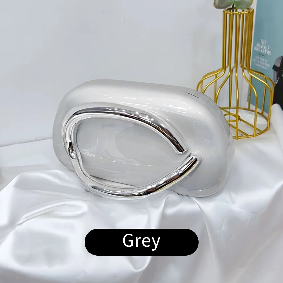Acrylic Box Clutch Bag Women's Evening Handbag Wedding Party Purse