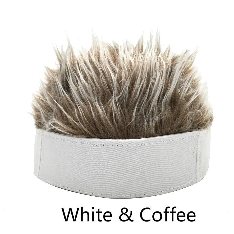 Funny Wig Hat – Hip Hop Fake Hair Cap for Men & Cosplay