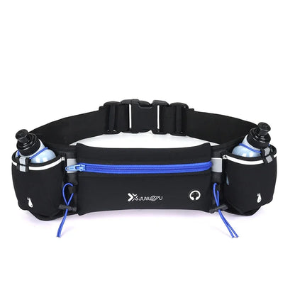 Running Belt Waist Bag - Dual Pocket Phone & Water Bottle Holder for Women