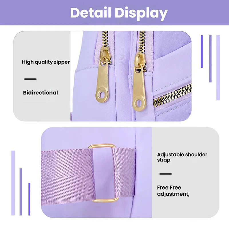Women's Sling Chest Bag – Multi-Pocket Crossbody Shoulder Bag