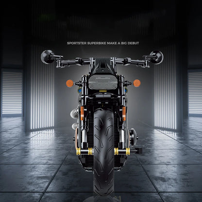 MOC Motorcycle Building Blocks Kit – Davidson Sportster 1:8 Scale