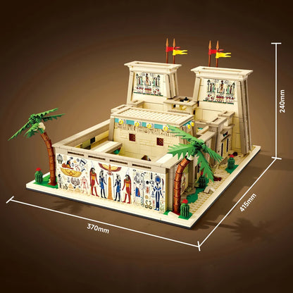 Temple of Horus MOC Building Set – Ancient Egypt Brick Model