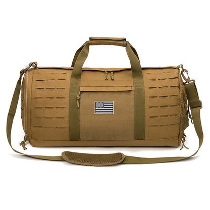 40L Tactical Duffel Bag with Shoe Compartment – Gym & Travel