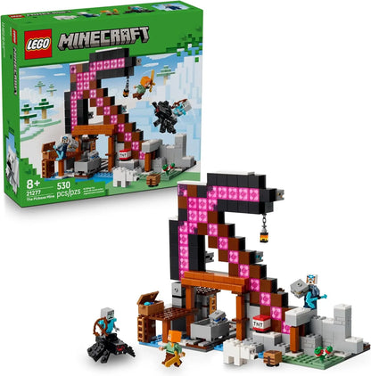 LEGO Minecraft 21277 The Pickaxe Mine – 530 Pieces Building Set