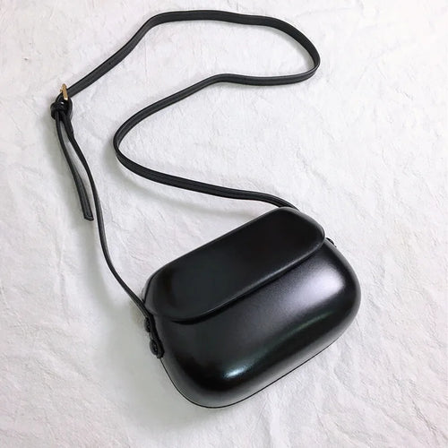 Women Messenger Bag Pu Leather Shiny Shoulder Hard Flip Buckle Mobile Phone Outing Coin Purse