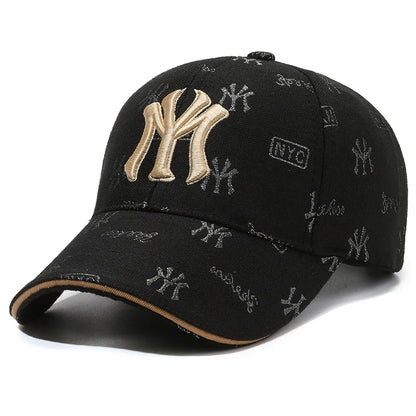 Letter Embroidery Baseball Cap – Unisex Outdoor Visor Hat