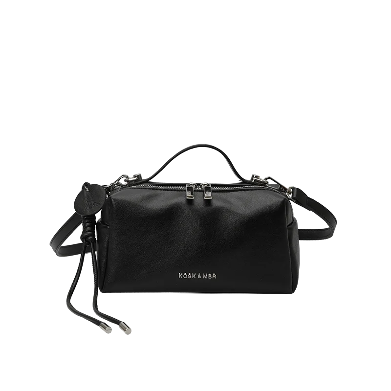 Women's PU Leather Boston Bag – Top Handle Crossbody Shoulder Bag