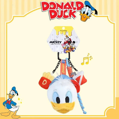 Disney Character Plush Keychain – Mickey & Friends Pendant