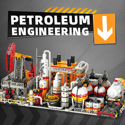 Oil Field Pump Jack MOC Building Blocks Set – City Engineering Bricks