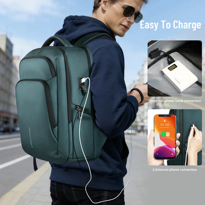 Waterproof Laptop Backpack with USB Port – Large Capacity