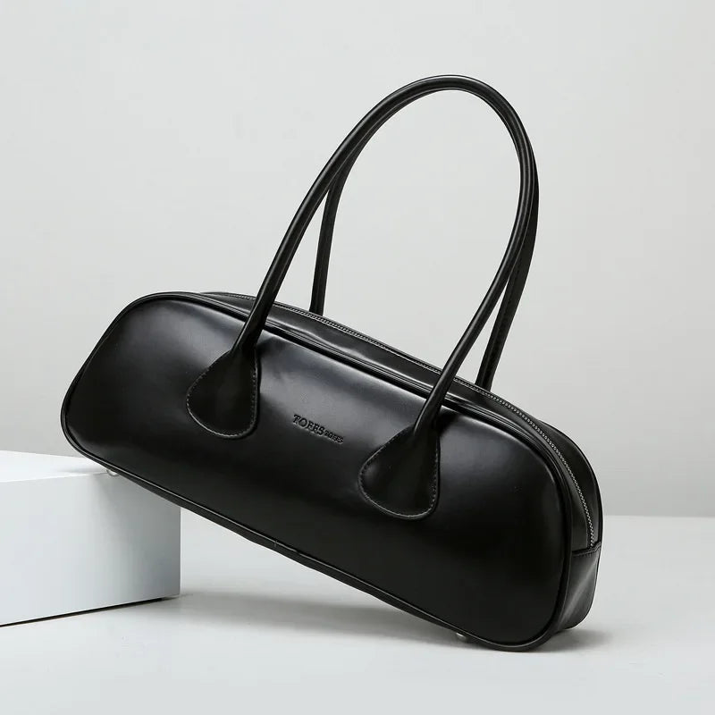 Luxury PU Leather Shoulder Bag for Women – Designer Crossbody Handbag