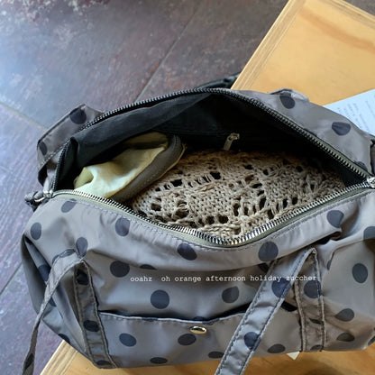 Large Capacity Nylon Shoulder Bag – Korean Casual Tote