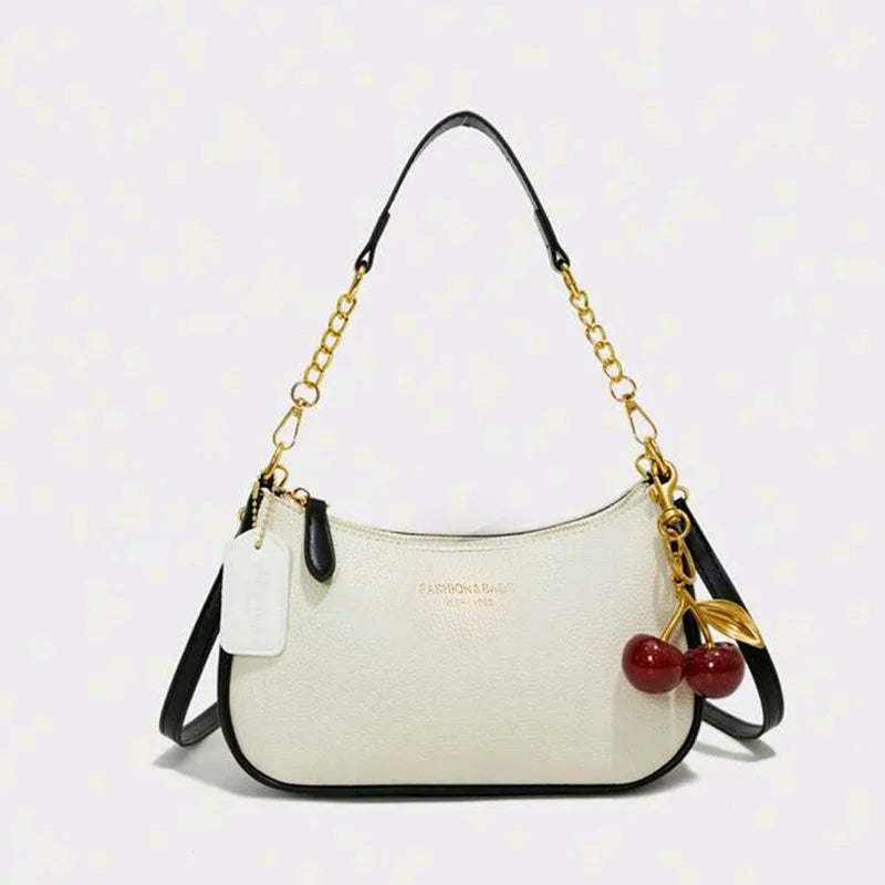 Lychee Pattern Shoulder Bag Women's Luxury Underarm Hobo