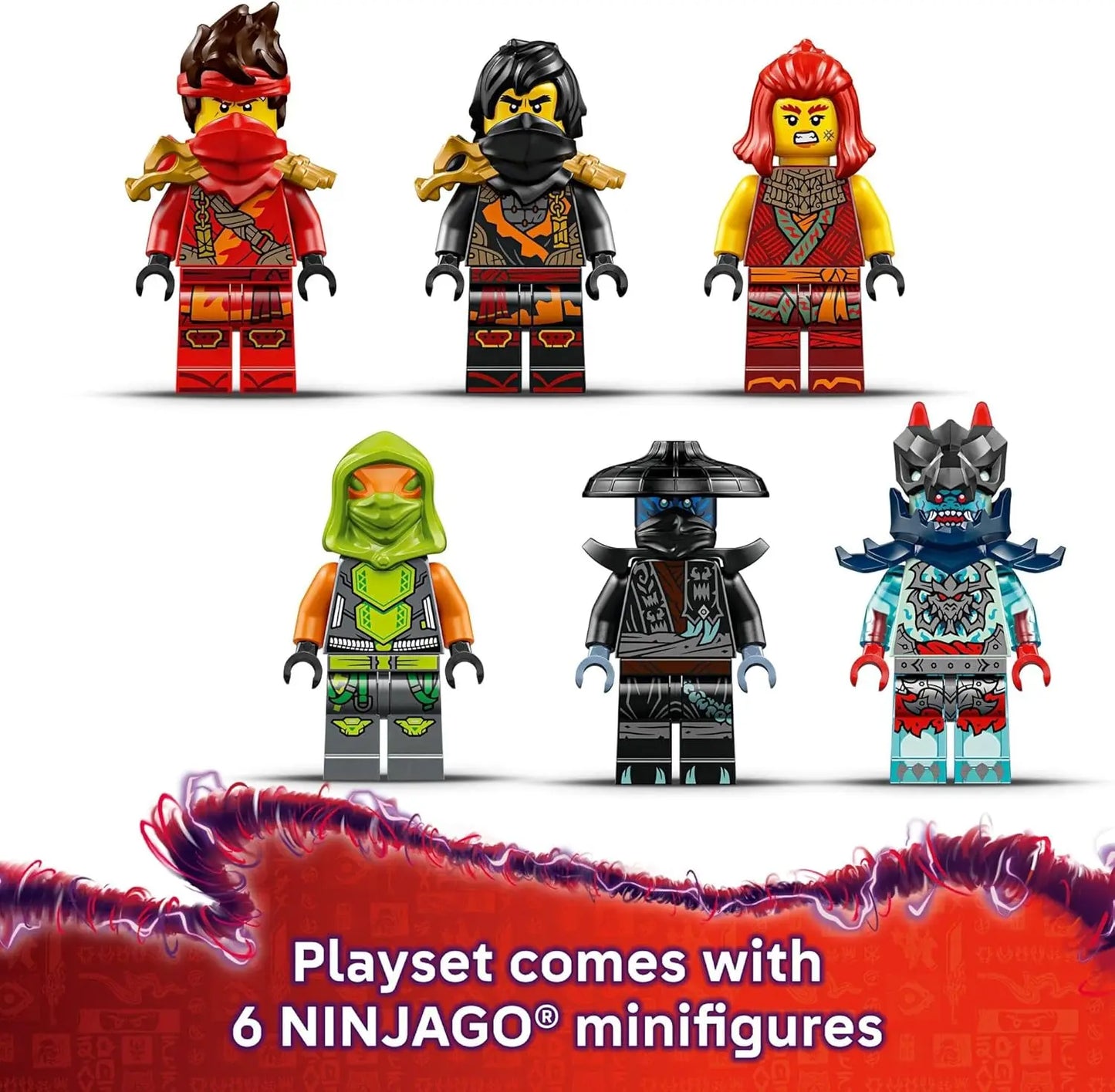 LEGO 71844 Ninjago Ninja Combat Vehicle – 561 Pieces, 3-in-1 Set