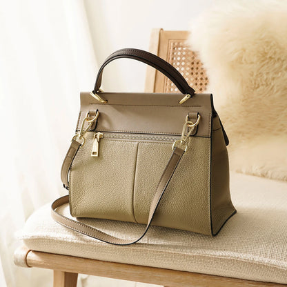 Spring Summer Lady S Bag Cow Leather Retro Female Shoulder Large Capacity Flap Purse Luxury Office