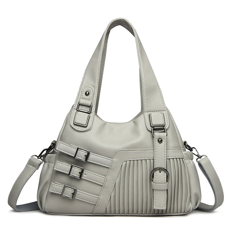 Luxury Leather Women's Shoulder Bag – Designer Hobo Handbag
