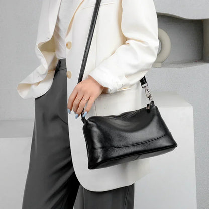 Genuine Leather Crossbody Bag for Women – Luxury Shoulder Purse