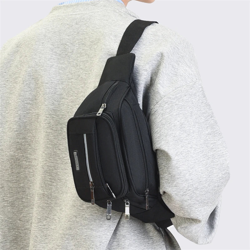 Waterproof Waist Bag – Men's Anti-Theft Chest Pack for Travel & Sports