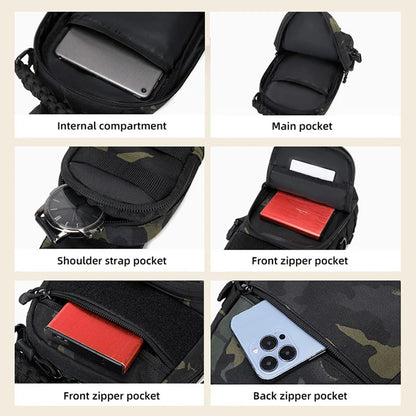Tactical Sling Chest Bag – Men's Outdoor Shoulder Pack