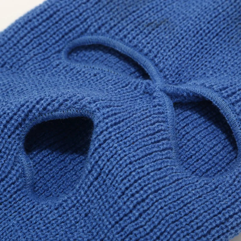 Balaclava Ski Mask – Full Face Cover, 3-Hole Windproof Knit Hat