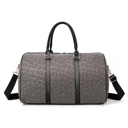 Leopard Print Weekender Duffle Bag – Overnight Travel Bag