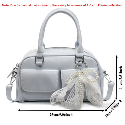 Everything Popular Casual Sweet Lace Ballet Style Design Sense Spring Summer Shoulder Ladies