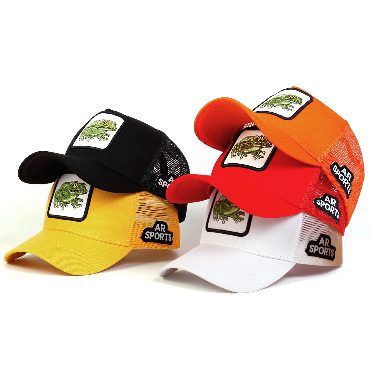 Cute Animal Embroidery Trucker Cap – Mesh Baseball Hat