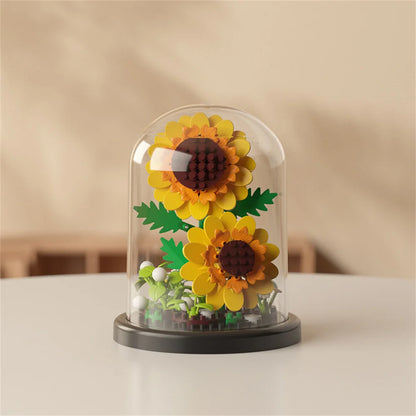 Eternal Flower Micro Building Blocks Bonsai – Home Decor Set